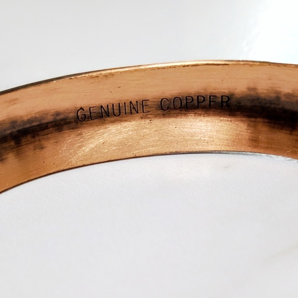 coppercraft  }}}  vintage copper cuff - Picture 4 of 7